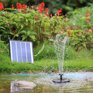 solar water fountain