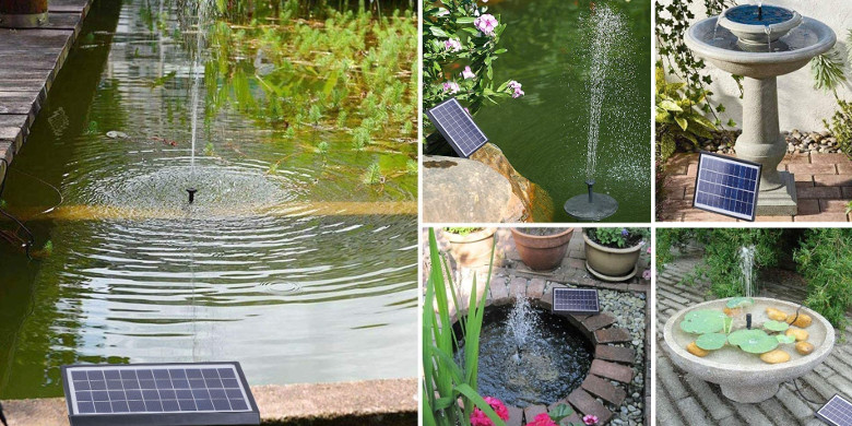 solar water fountain